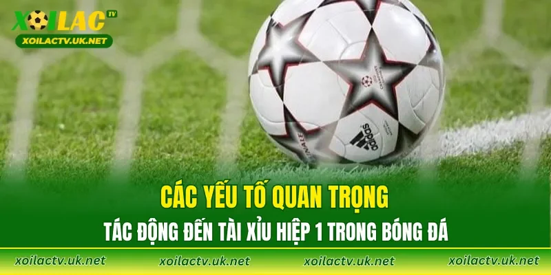Các yếu tố quan trọng tác động đến tài xỉu hiệp 1 trong bóng đá
