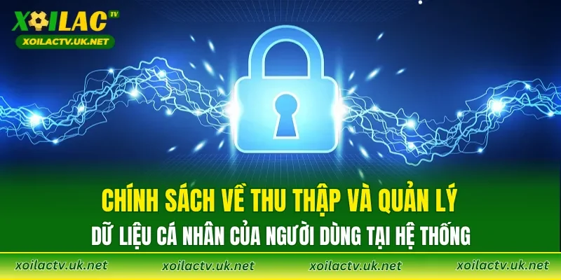 Chính sách về thu thập và quản lý dữ liệu cá nhân của người dùng tại hệ thống