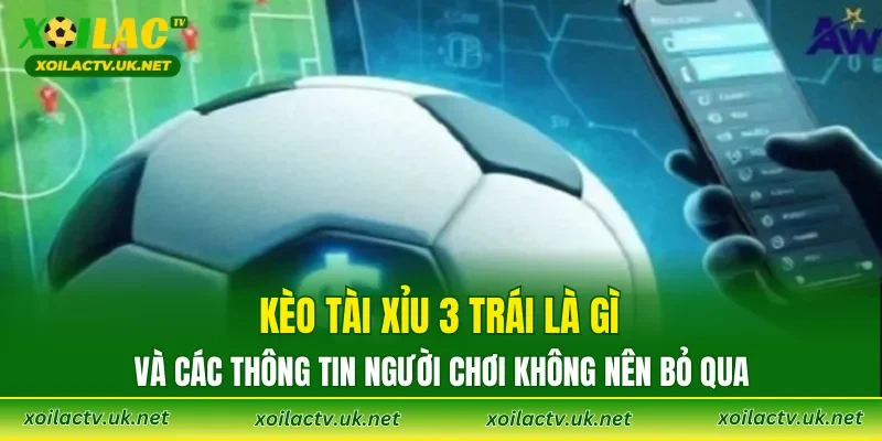 Kèo Tài Xỉu 3 trái là gì và các thông tin người chơi không nên bỏ qua